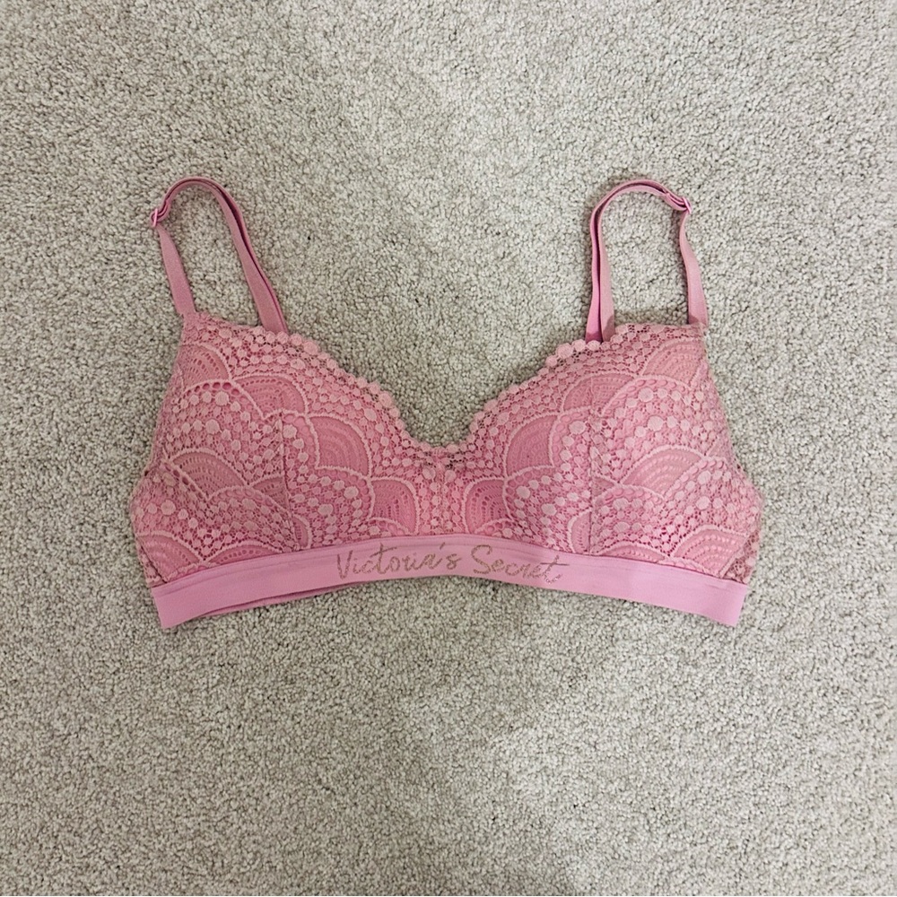 Victoria's Secret Pink Lace Bralette
